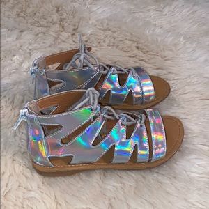 Piper Holographic Sandals